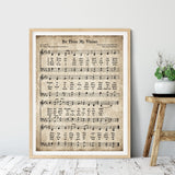 tableau vintage d’une partition