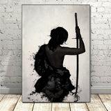 Tableau samourai assis