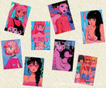 Ins Japanese Anime Decorative Pictures Postcard Cartoon 