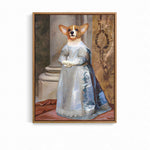 Cadre chien robe classique