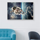 tableau photo astronaute