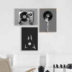 tableau vinyle noir