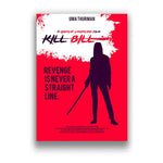 Affiche film kill bill fond rouge