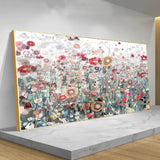 tableau peinture pleins de fleurs