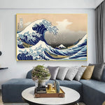 tableau peinture moderne vague
