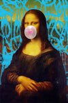 Affiche graffit Mona Lisa bulle