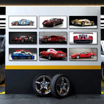 tableau voiture collection 24h tu mans