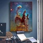 tableau espace tache de peinture