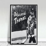 tableau visage chanteur fond blanc