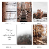 tableau escalier dans la montagne