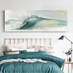 tableau peinture d’une vague