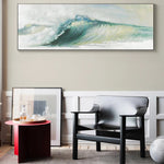 tableau peinture d’une vague