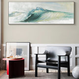 tableau peinture d’une vague