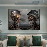 tableau vintage moon