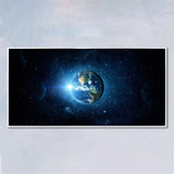 tableau photo de la terre dans l’espace