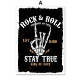 tableau Rock and Roll Live Music
