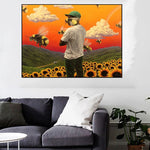 tableau Tyler champ de tournesol