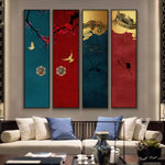 Japanese Wall Art Chinese Landscape Poster Print Abstract 