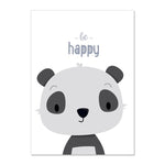 tableau dessin de panda