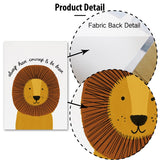 tableau dessin lion cute