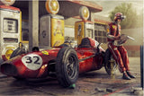 tableau vintage formule 1