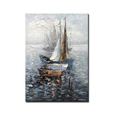 tableau peinture grise bateau