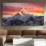 tableau Everest coucher de soleil