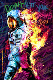 tableau Pop Art astronaute