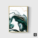 tableau peinture abstraite moderne plage