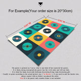 tableau pleins de vinyle coloré