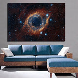tableau yeux type galaxie