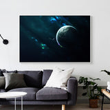 tableau d’une main avec la terre