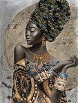 Affiche africaine de profil