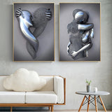 tableau couple en acier