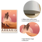 tableau affiche de arrakis
