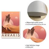 tableau affiche de arrakis