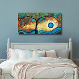 tableau peinture arbre style africain