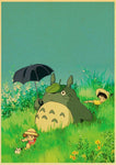 Affiche animé monstre vert