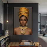 tableau fond gris africaine