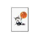 Tableau chat Ballon de basket