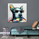 tableau street art bulldog