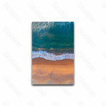 tableau plage vu du dessus