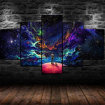 tableau espace infini coloré