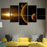 tableau espace point lumineux