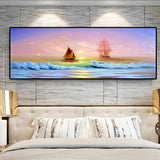 tableau nature bateau