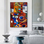 tableau peinture instrument