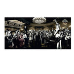 tableau peinture énorme groupe de musique
