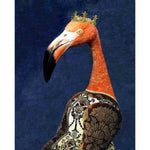 Affiche vintage oiseau costume