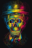 tableau Skull Gentleman