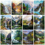 tableau grande cascade d’eau
